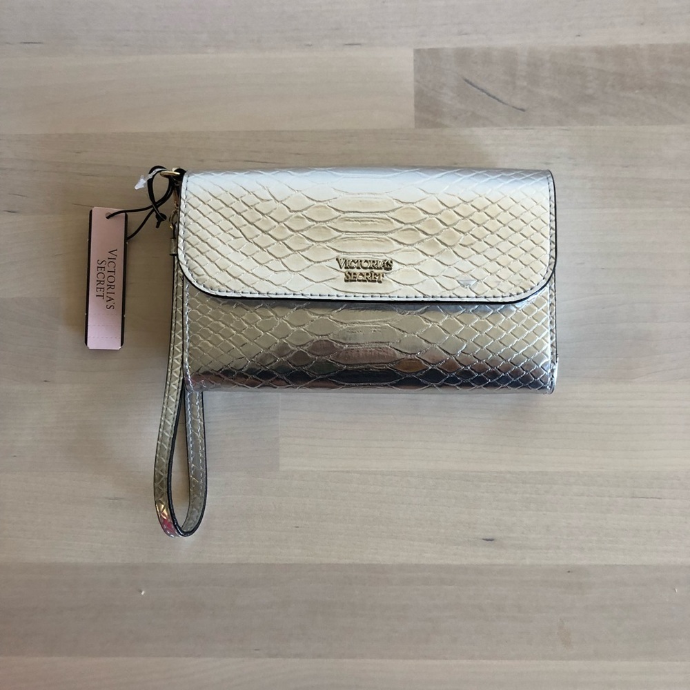 Victoria Secret Silver Wallet Wristlet